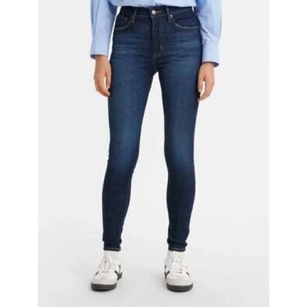 Levi's Mile High Super Skinny Premium Dark Wash Jeans